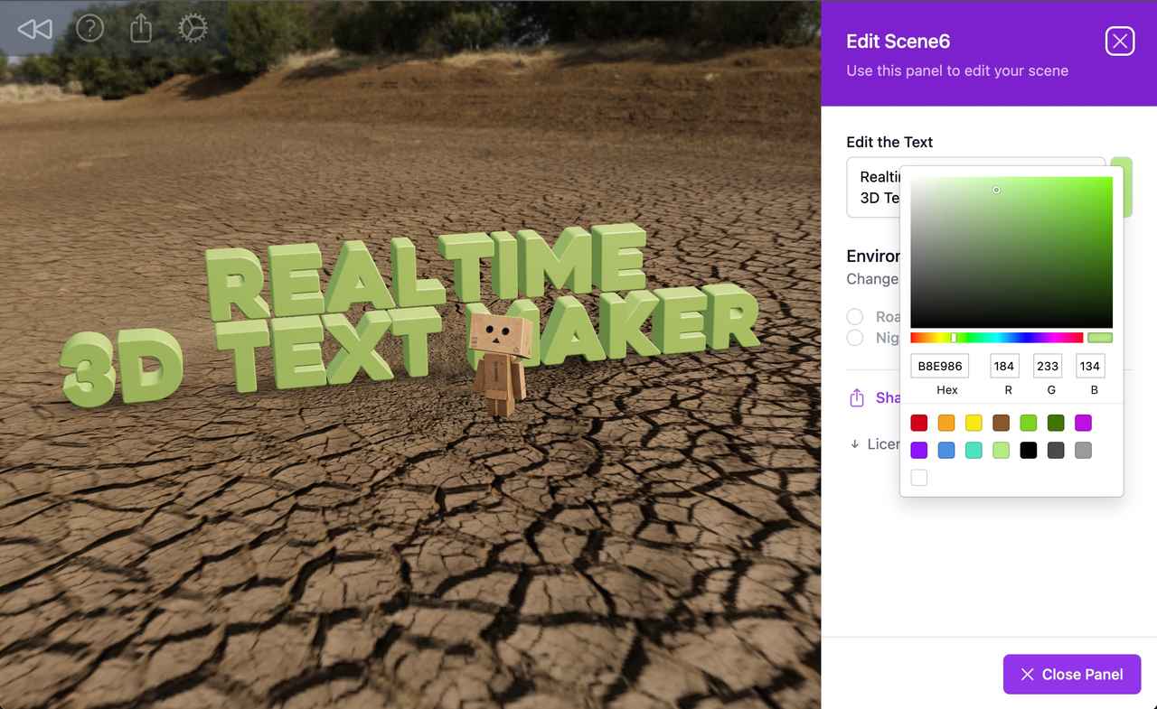 How we made a realtime 3D Text Generator.