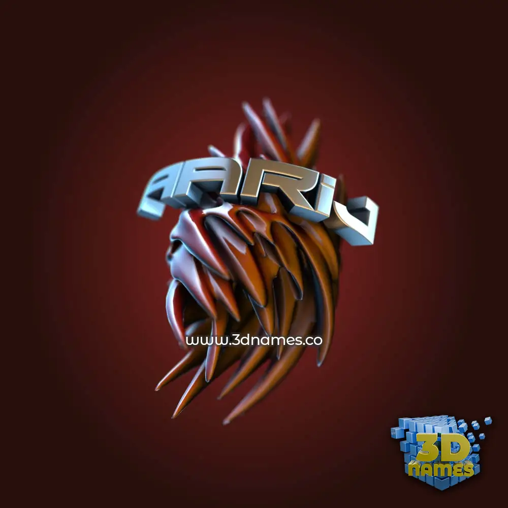 aarij in Red Twisted style - 3D name wallpaper aarij in Red Twisted style - 3D name wallpaper