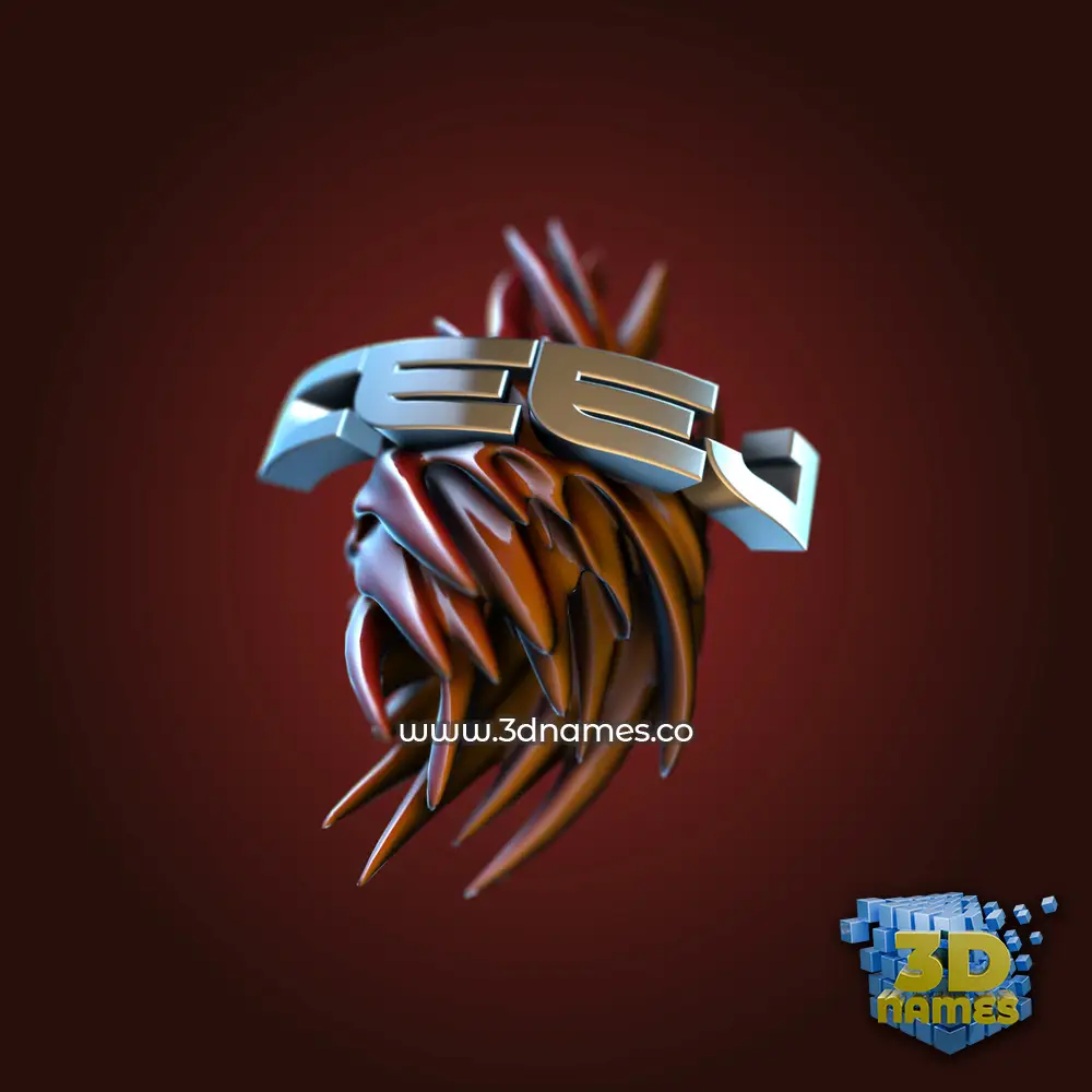ceej in Red Twisted style - 3D name wallpaper
