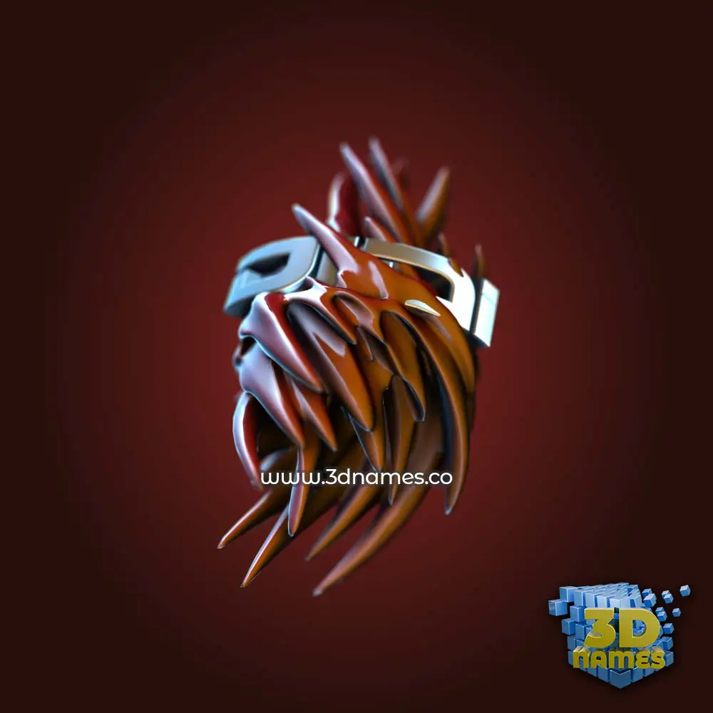 didi in Red Twisted style - 3D name wallpaper