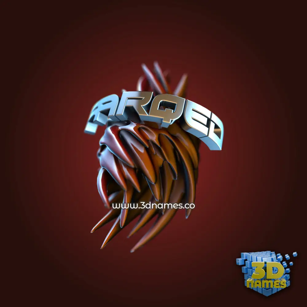 farqed in Red Twisted style - 3D name wallpaper farqed in Red Twisted style - 3D name wallpaper
