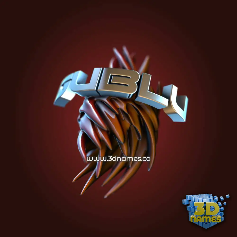 gublu in Red Twisted style - 3D name wallpaper gublu in Red Twisted style - 3D name wallpaper