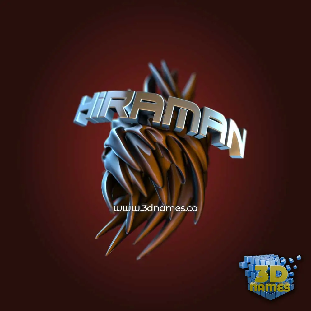 hiraman in Red Twisted style - 3D name wallpaper hiraman in Red Twisted style - 3D name wallpaper