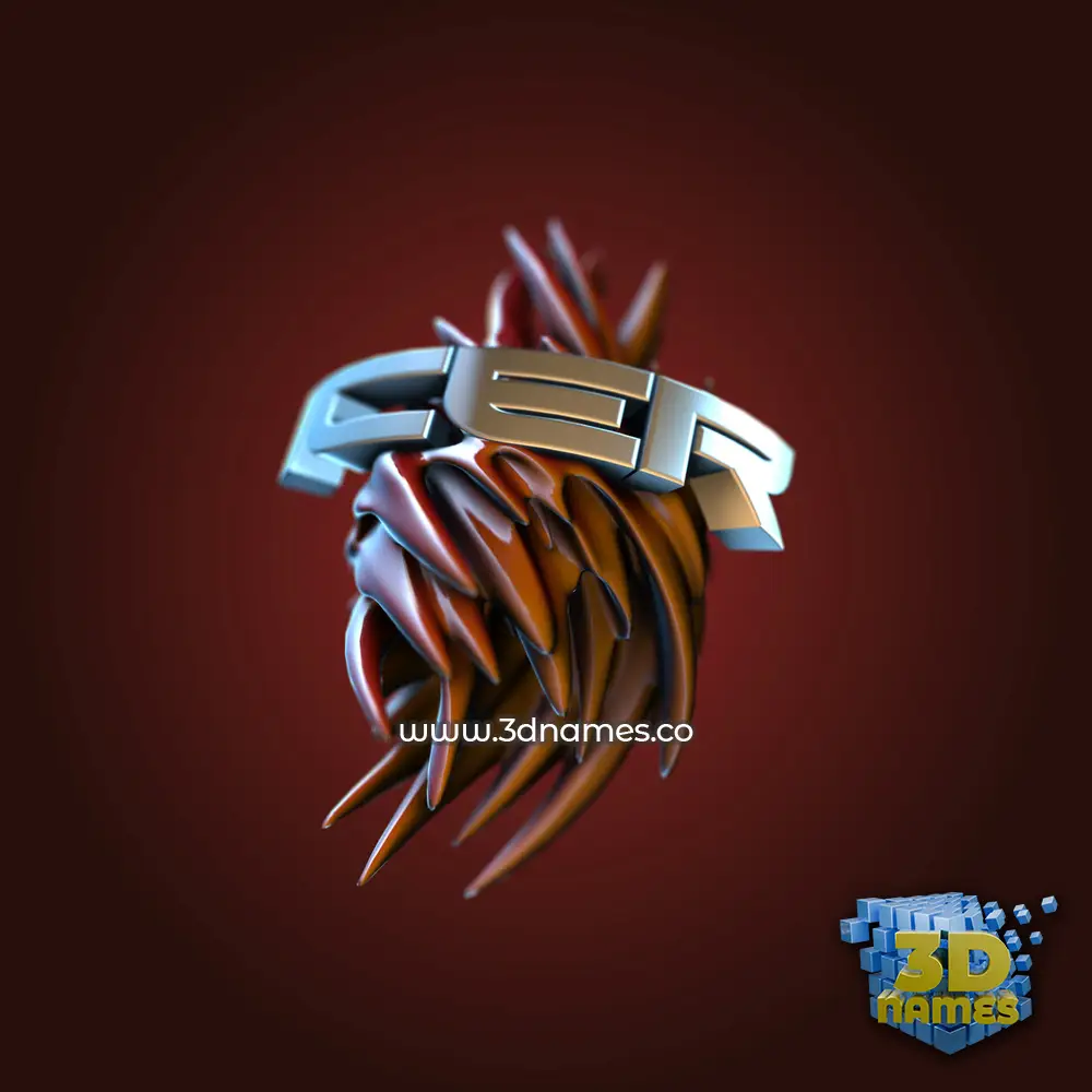 icer in Red Twisted style - 3D name wallpaper icer in Red Twisted style - 3D name wallpaper