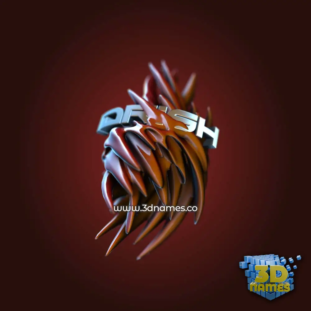idrish in Red Twisted style - 3D name wallpaper idrish in Red Twisted style - 3D name wallpaper