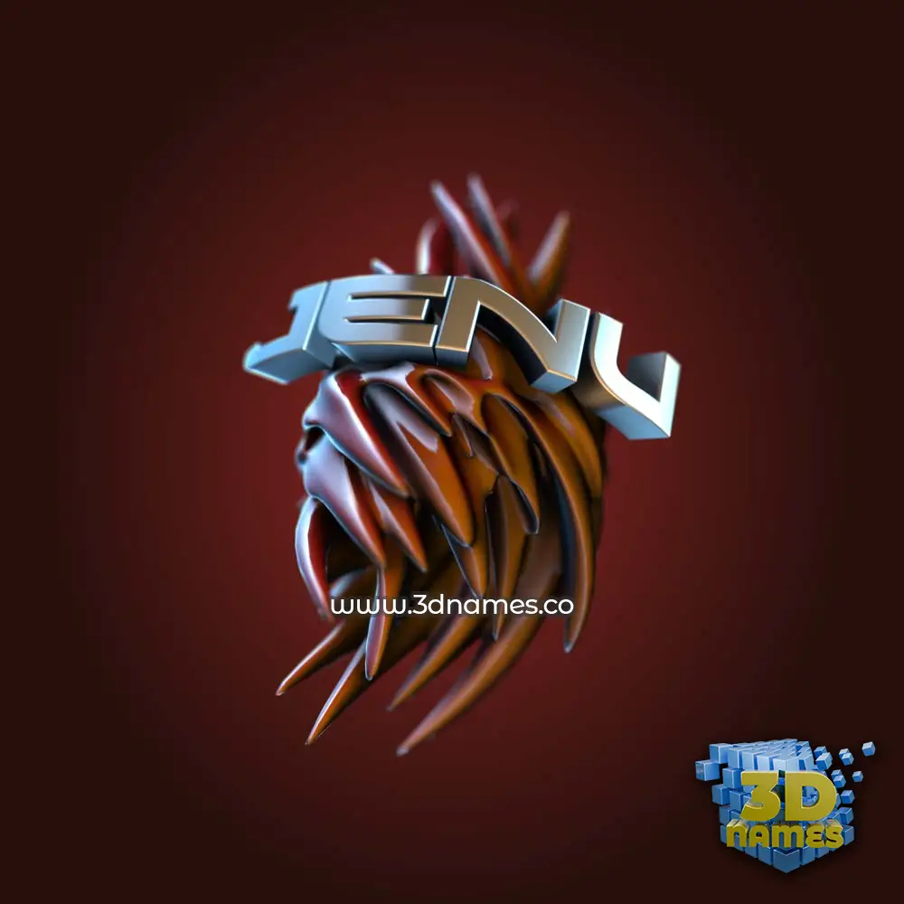 jenu in Red Twisted style - 3D name wallpaper jenu in Red Twisted style - 3D name wallpaper