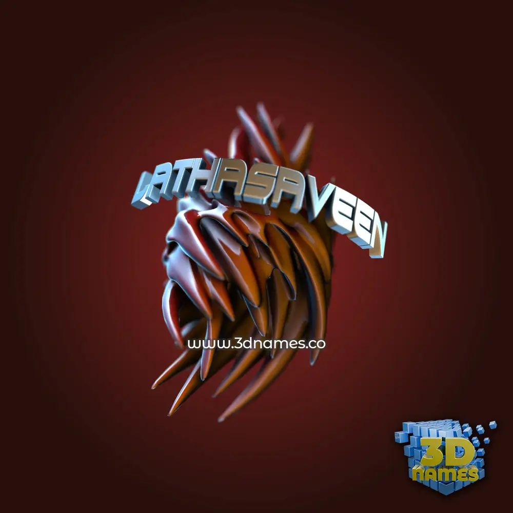 lathasaveen in Red Twisted style - 3D name wallpaper lathasaveen in Red Twisted style - 3D name wallpaper