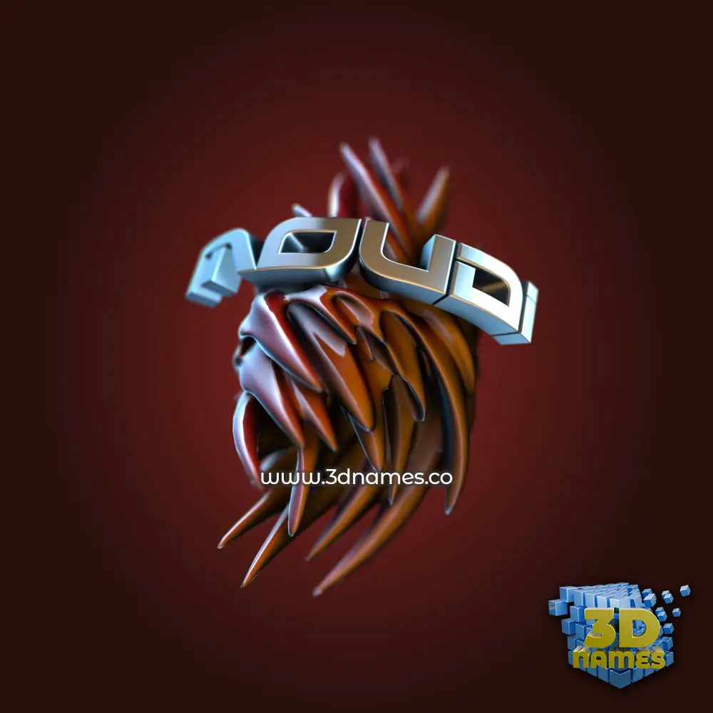 moudi in Red Twisted style - 3D name wallpaper moudi in Red Twisted style - 3D name wallpaper