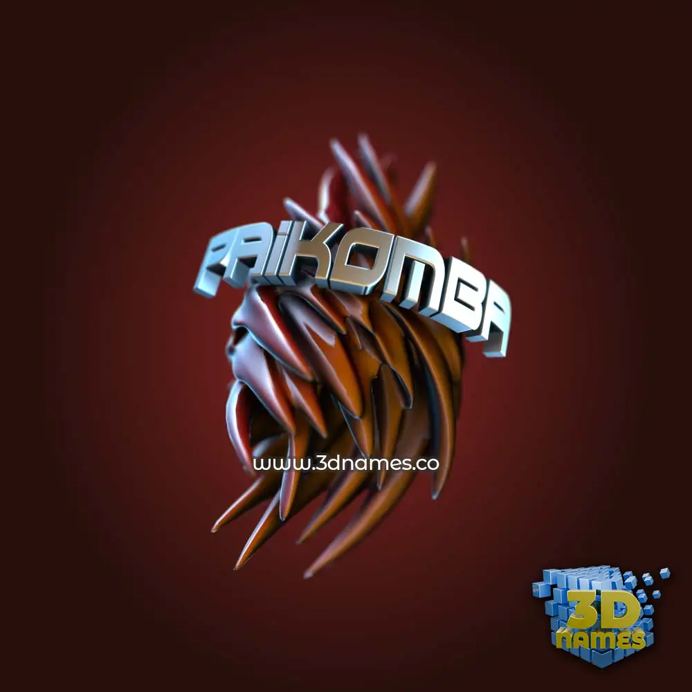 paikomba in Red Twisted style - 3D name wallpaper paikomba in Red Twisted style - 3D name wallpaper
