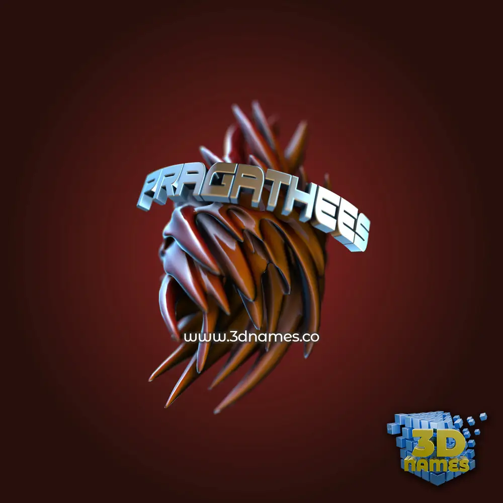 pragathees in Red Twisted style - 3D name wallpaper pragathees in Red Twisted style - 3D name wallpaper