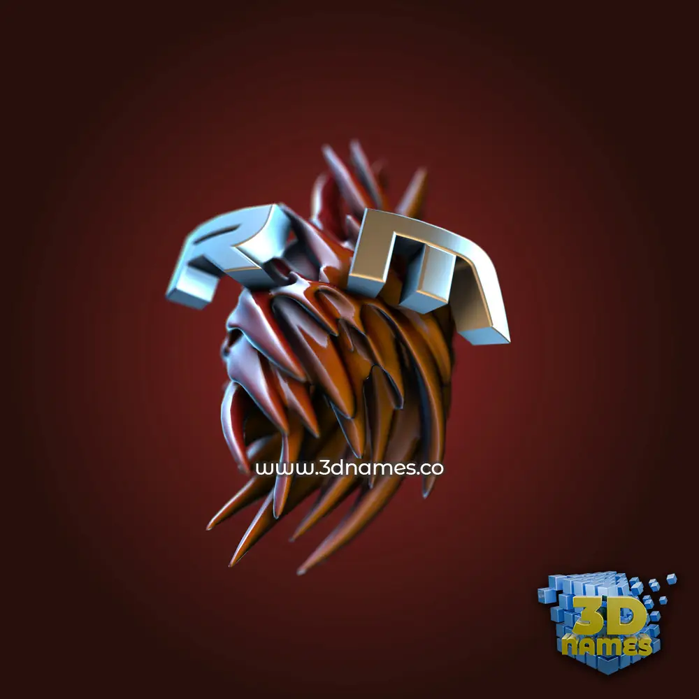 r m in Red Twisted style - 3D name wallpaper r m in Red Twisted style - 3D name wallpaper