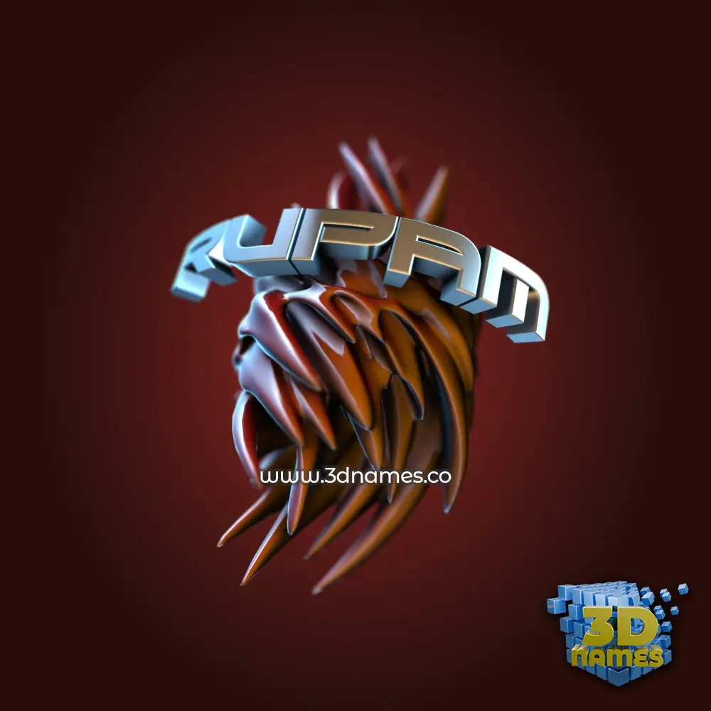 rupam in Red Twisted style - 3D name wallpaper rupam in Red Twisted style - 3D name wallpaper