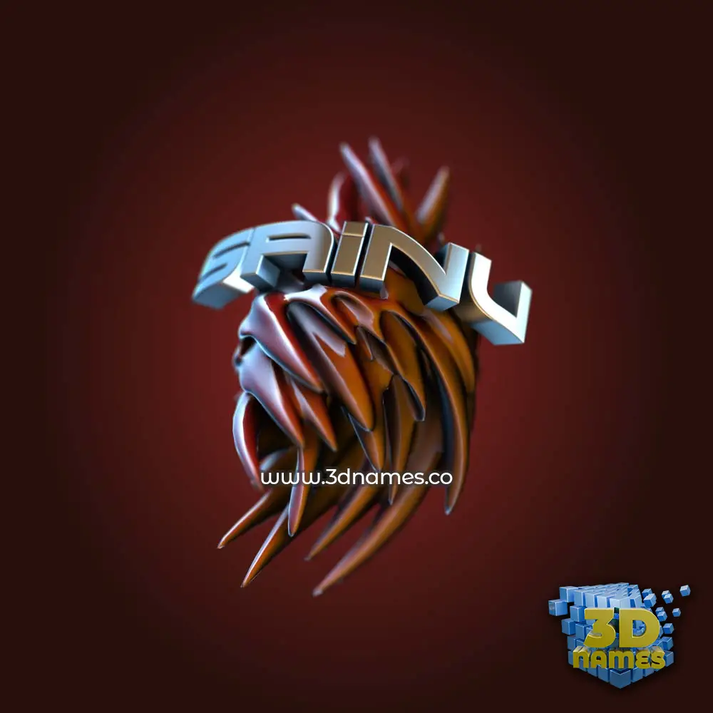 sainu in Red Twisted style - 3D name wallpaper sainu in Red Twisted style - 3D name wallpaper