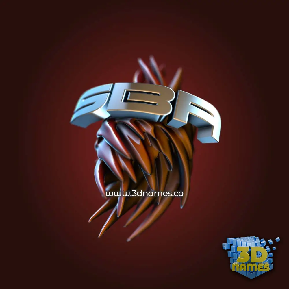 sba in Red Twisted style - 3D name wallpaper sba in Red Twisted style - 3D name wallpaper