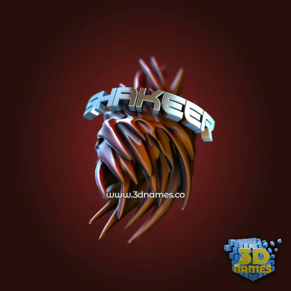 shakeer in Red Twisted style - 3D name wallpaper shakeer in Red Twisted style - 3D name wallpaper