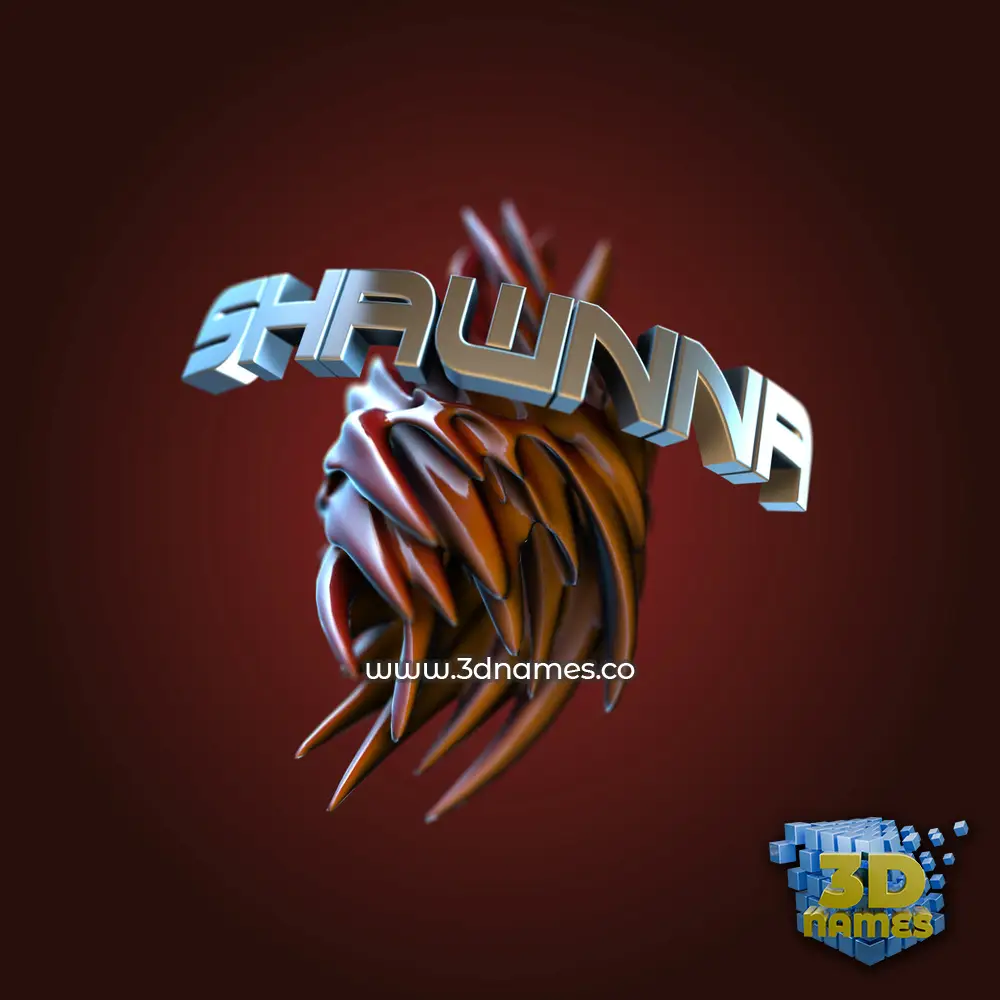 shawnna in Red Twisted style - 3D name wallpaper shawnna in Red Twisted style - 3D name wallpaper