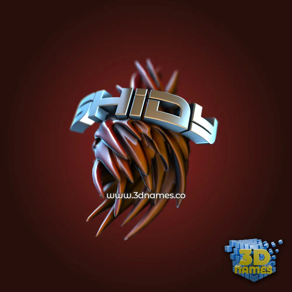 shidy in Red Twisted style - 3D name wallpaper shidy in Red Twisted style - 3D name wallpaper