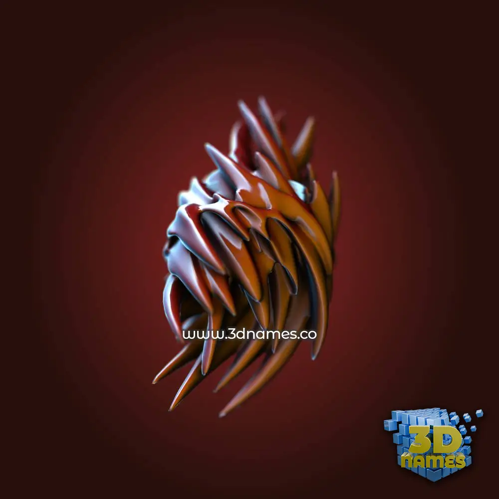 sj in Red Twisted style - 3D name wallpaper