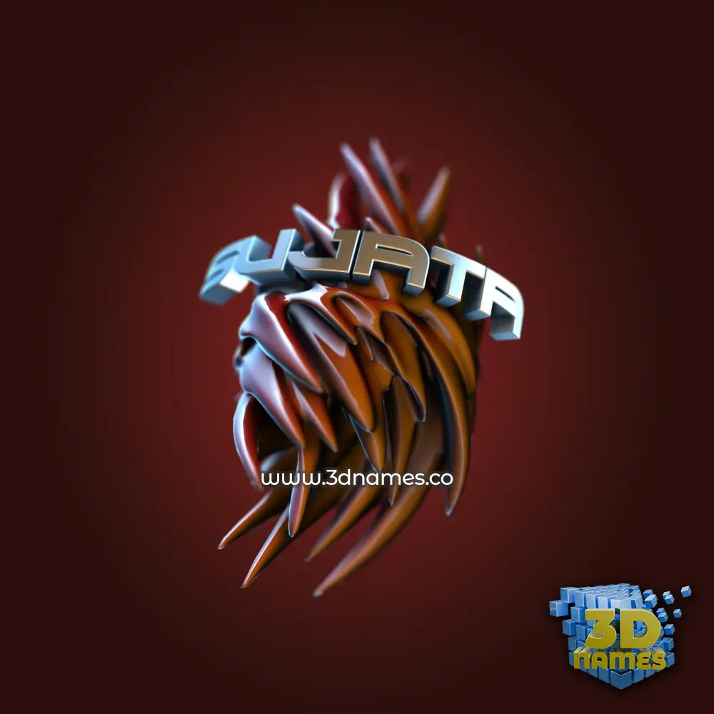 sujata in Red Twisted style - 3D name wallpaper sujata in Red Twisted style - 3D name wallpaper