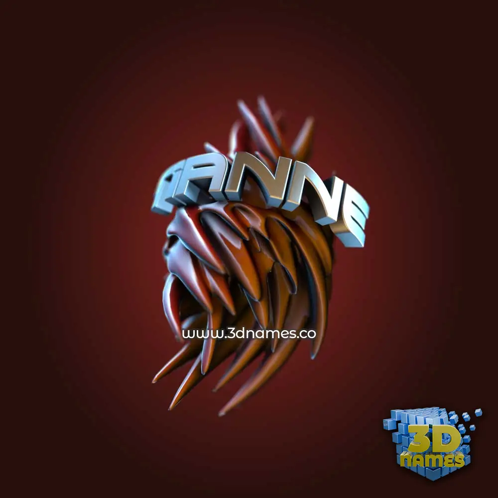 tianne in Red Twisted style - 3D name wallpaper