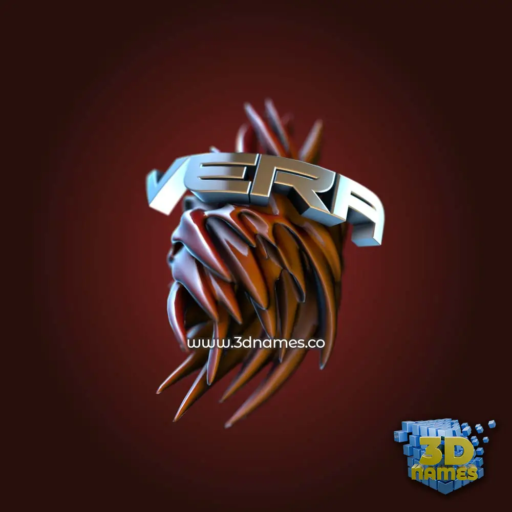 vera in Red Twisted style - 3D name wallpaper vera in Red Twisted style - 3D name wallpaper