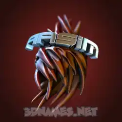 aasim in Red Twisted style - 3D name wallpaper