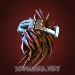 ali in Red Twisted style - 3D name wallpaper