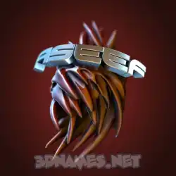 aseef in Red Twisted style - 3D name wallpaper