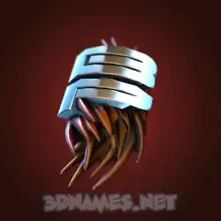 b p in Red Twisted style - 3D name wallpaper