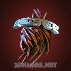 bebee in Red Twisted style - 3D name wallpaper