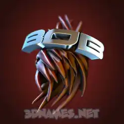 bob in Red Twisted style - 3D name wallpaper