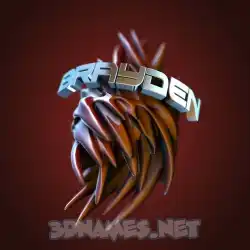 brayden in Red Twisted style - 3D name wallpaper