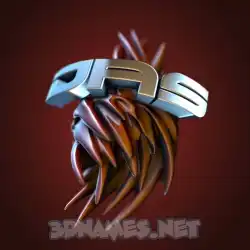 das in Red Twisted style - 3D name wallpaper