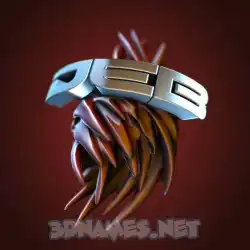 deb in Red Twisted style - 3D name wallpaper