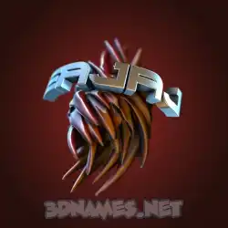 eajaj in Red Twisted style - 3D name wallpaper
