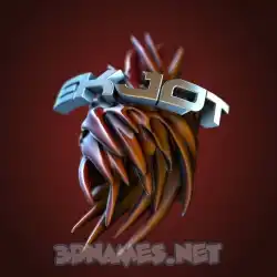 ekjot in Red Twisted style - 3D name wallpaper
