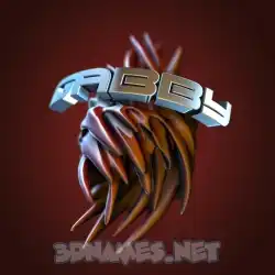 gabby in Red Twisted style - 3D name wallpaper