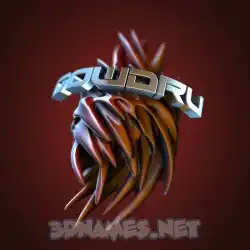 gowdru in Red Twisted style - 3D name wallpaper