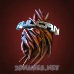 gulcan in Red Twisted style - 3D name wallpaper