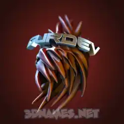 gurdev in Red Twisted style - 3D name wallpaper