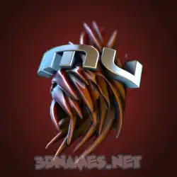 imu in Red Twisted style - 3D name wallpaper