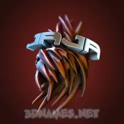 jaja in Red Twisted style - 3D name wallpaper