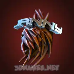 janny in Red Twisted style - 3D name wallpaper