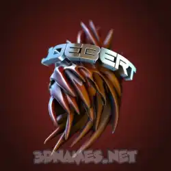 joebert in Red Twisted style - 3D name wallpaper