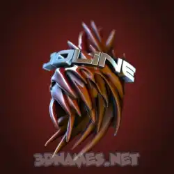 joline in Red Twisted style - 3D name wallpaper