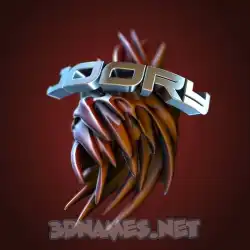 joory in Red Twisted style - 3D name wallpaper