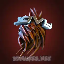 jovy in Red Twisted style - 3D name wallpaper