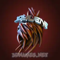 joylene in Red Twisted style - 3D name wallpaper