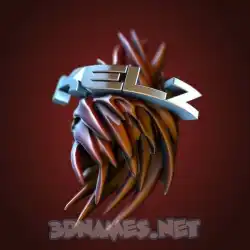 kelz in Red Twisted style - 3D name wallpaper