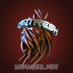 kotresh in Red Twisted style - 3D name wallpaper